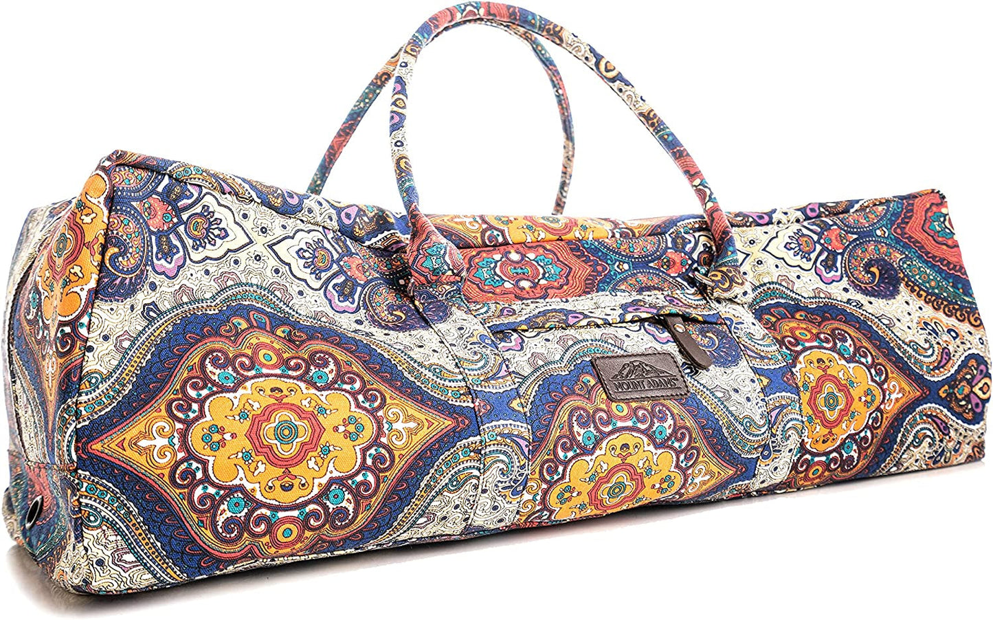 Mount Adams XL Yoga Mat Bag, 26" X 10" X 10", Extra Large Yoga Mat Carrier, Fitness Bag for Exercise Mat, Block, Straps, and Blanket, Canvas Gym Duffle Bag for Workout Accessories