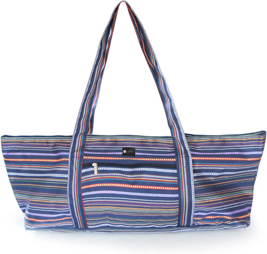 AURORAE Yoga Mat Tote Bag, Extra Wide to Fit Most Yoga Mats and Accessories, In