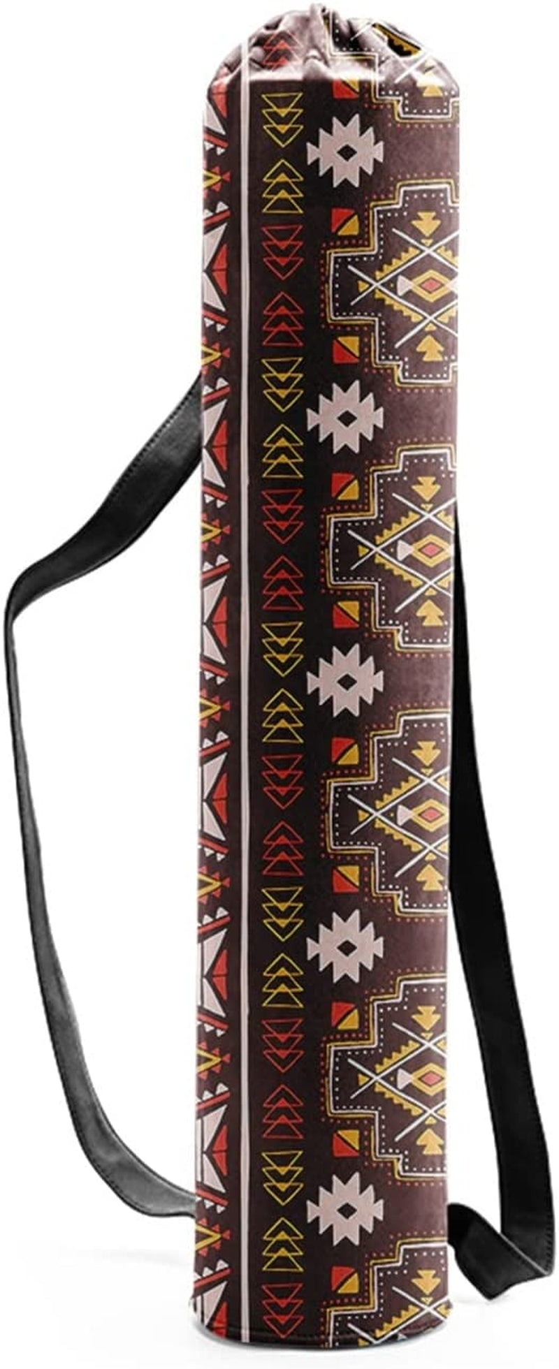 Yoga Mats Sports Mat Bag Portable Yoga Mat Bag Sports Fitness Print Canvas Drawstring Yoga Bag Outdoor Pilates Fashion Fitness Bag Foam Rollers