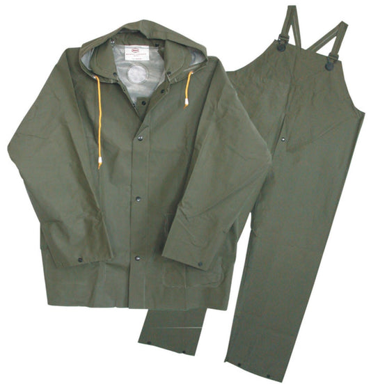 Boss 3PR0300GL Rain Suit, Green, Large