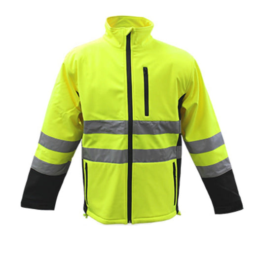 Boss 3SS7000X High Visibility Water Proof Softshell Jacket, Extra Large