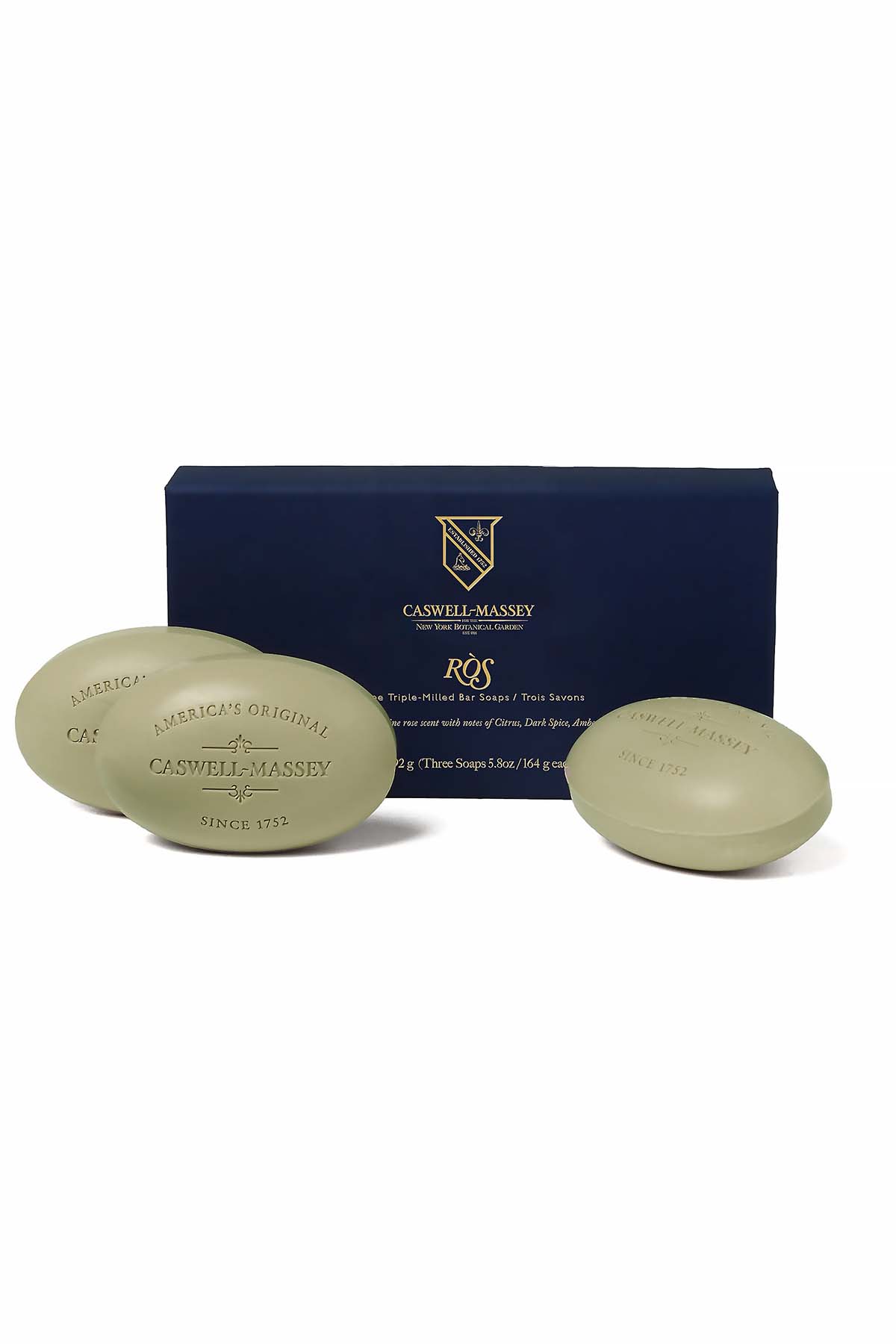 Caswell Massey Heritage RÒS 3 Bar Soap Set