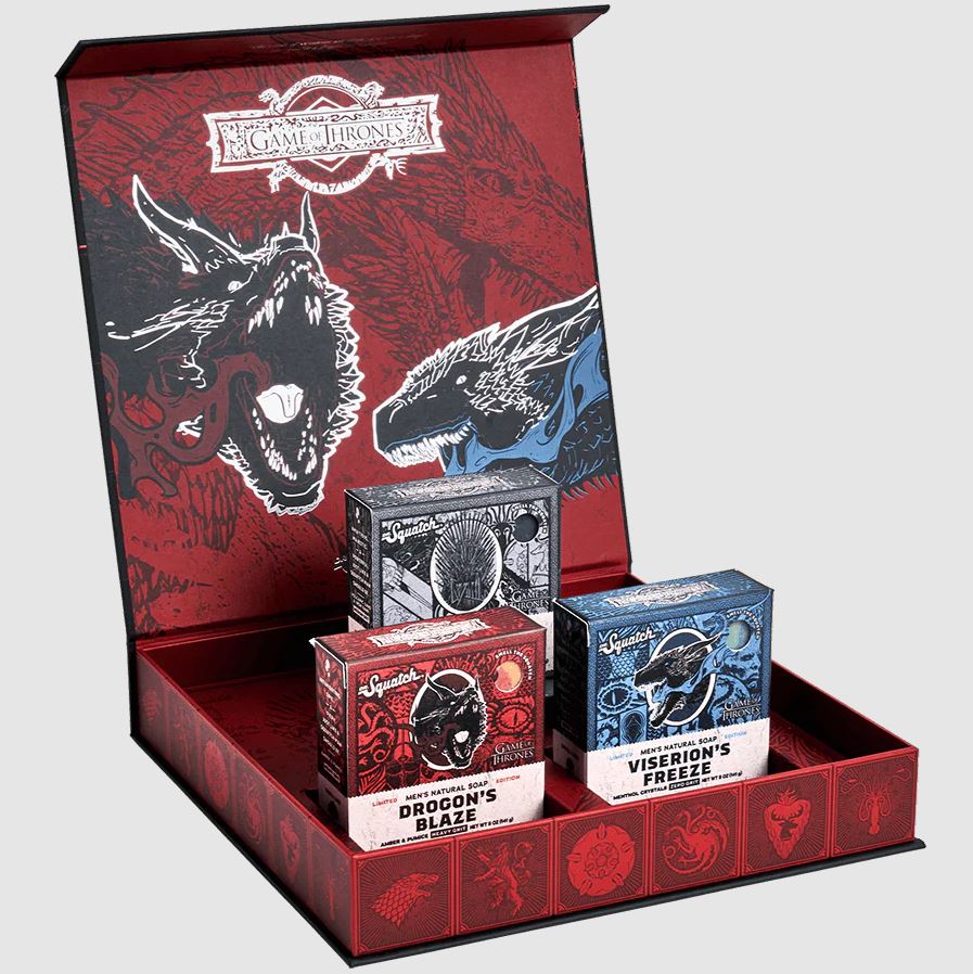 Dr. Squatch Game of Thrones Men's Natural Bar Soap 5oz