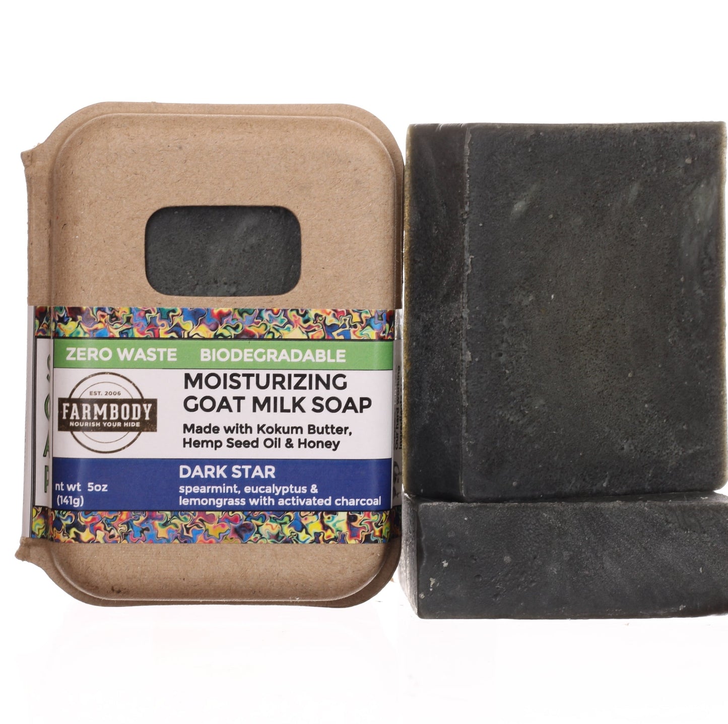 Moisturizing Goat Milk Bar Soap for Dry Sensitive Skin | DARK STAR