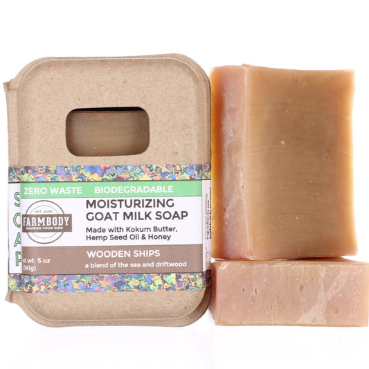 Moisturizing Goat Milk Bar Soap for Sensitive Skin | WOODEN SHIPS