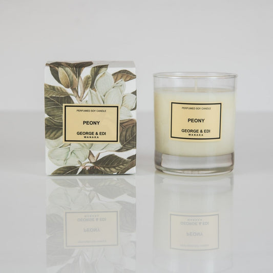 George & Edi Peony Candle