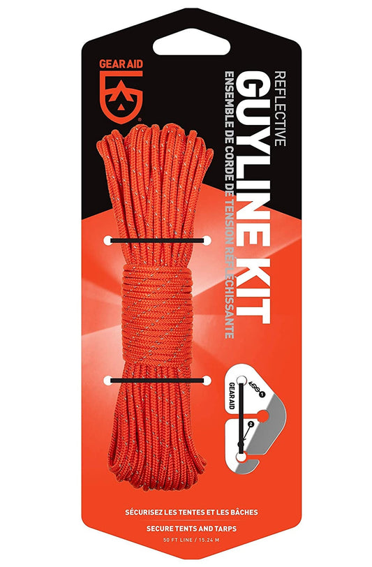 Gear Aid 80716 Reflective Guyline Kit, Orange