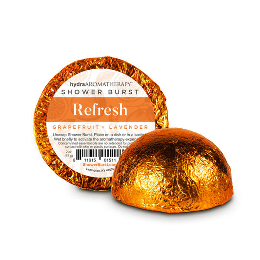 hydraAROMATHERAPY Shower Burst®, Refresh, 12 ct