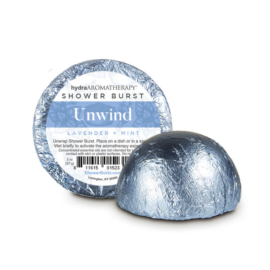 hydraAROMATHERAPY Shower Burst®, Unwind, 12 ct