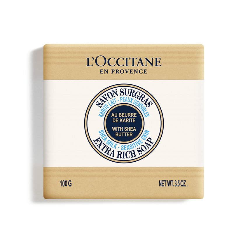 L'Occitane Shea Sensitive Skin Extra Rich Soap - Milk