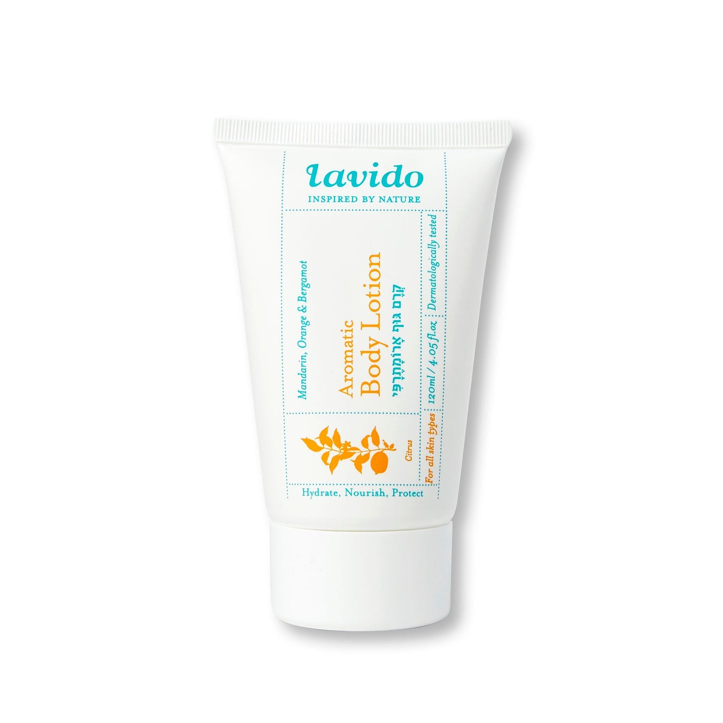 A nourishing, hydrating body lotion with mandarin, orange, and bergamot oils.