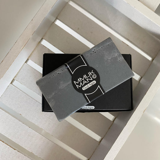 MMUK MAN OUD Wood Bar Soap - 150g