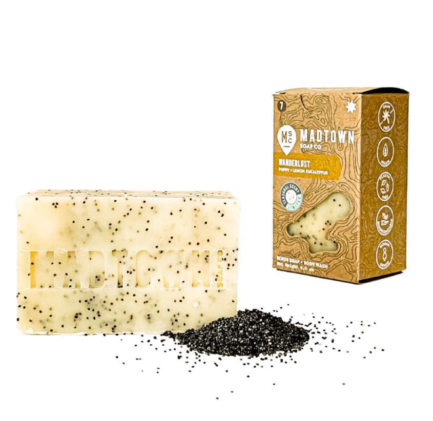 Madtown Soap Company Bar Soap 6oz - Wanderlust (Poppy & Lemon Eucalyptus)