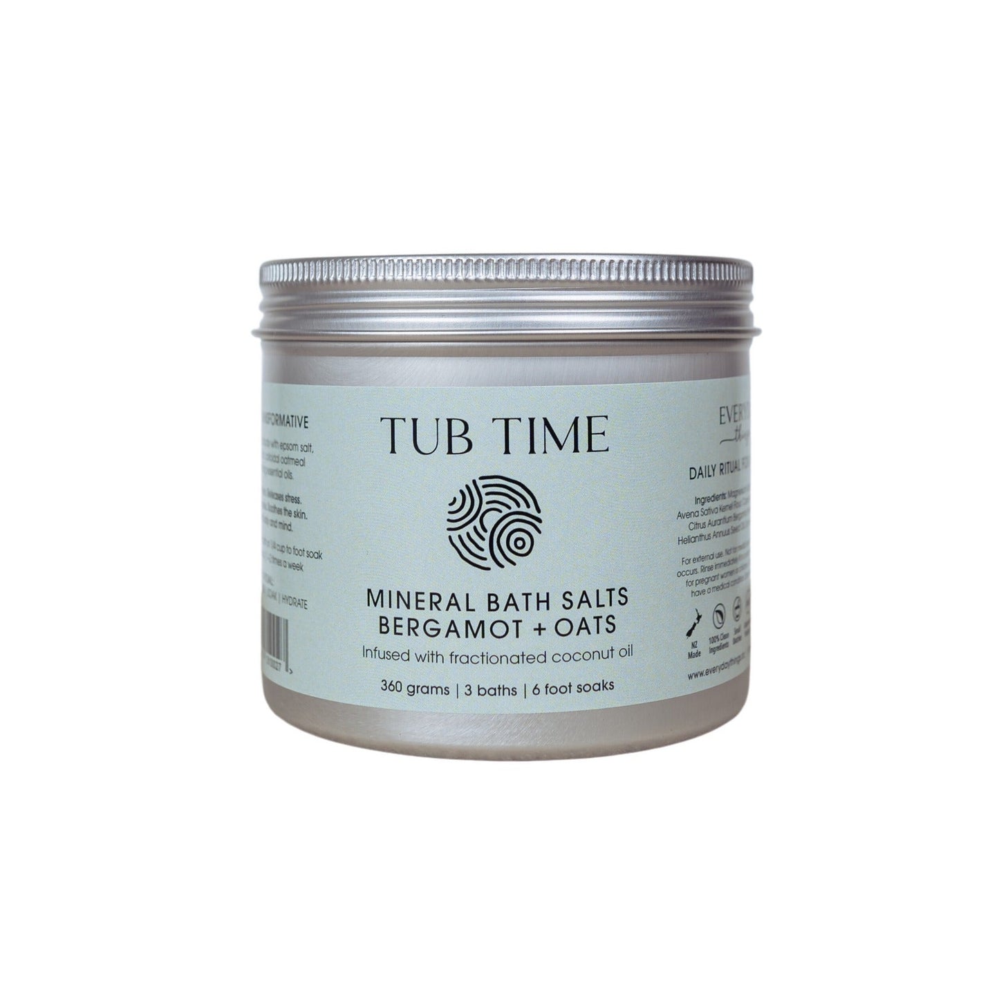 Tub Time Mineral Salts 360g Tin