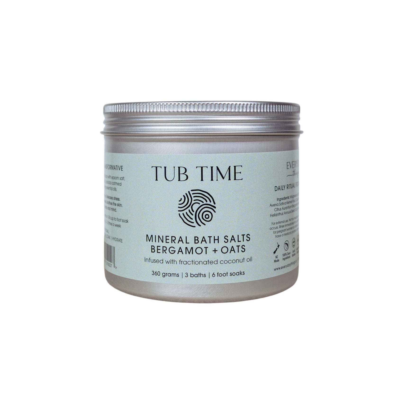 Tub Time Mineral Salts 360g Tin