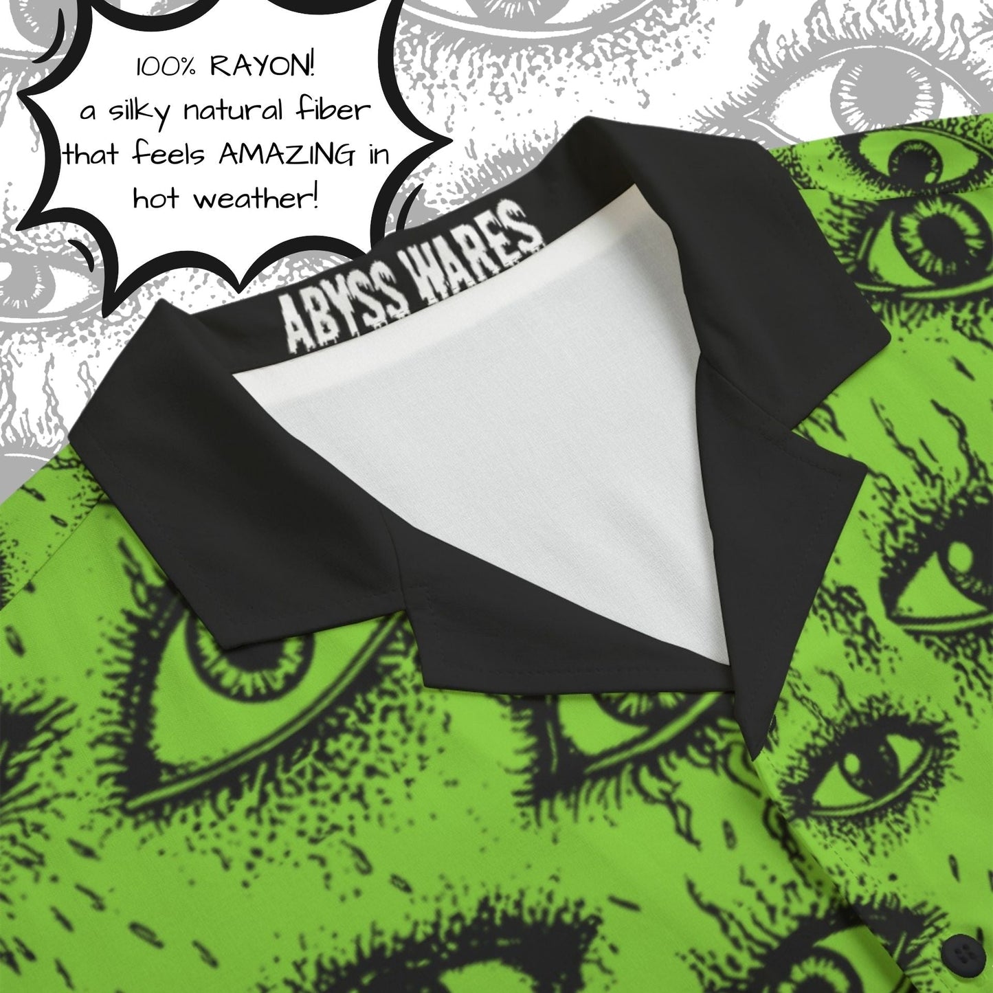 Weirdy Eye Bowling Shirt Acid Goth Weirdcore Eyeball Nonbinary Webcore Weird Stuff