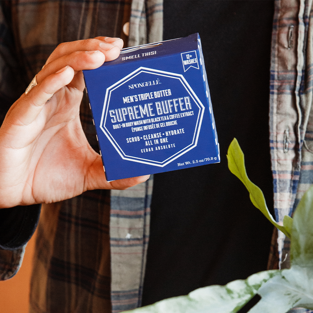 Spongellé - Men Supreme Buffer (Cedar Absolute)