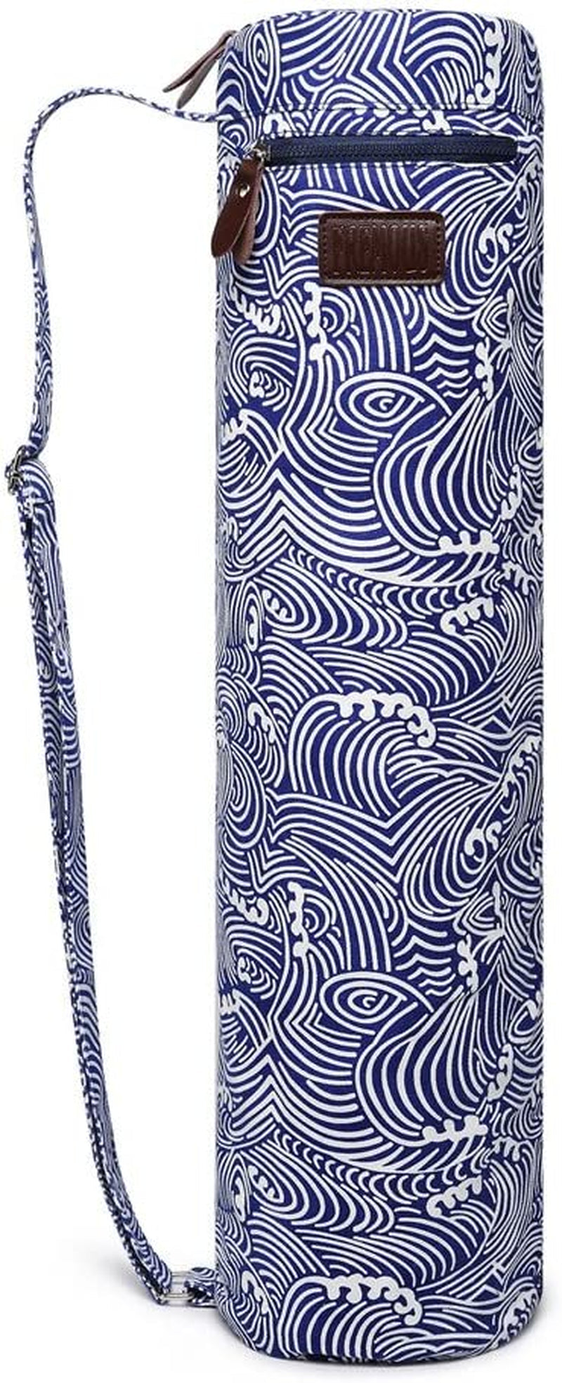 FREMOUS Yoga Mat Bag,Full-Zip Exercise Yoga Mat Carrier Bag - Double Storage Pocket ,Easy Access Zipper, Adjustable Shoulder Strap and Handle,Fits Most Mats