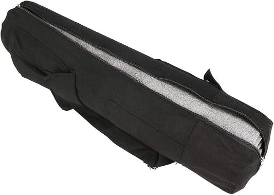 XELVSET Full-Zip Exercise Yoga Mat Carry Bag for Women and Men - Double Storage Pocket,Easy Access Zipper, Adjustable Shoulder Strap and Handle,Fits Most Mats