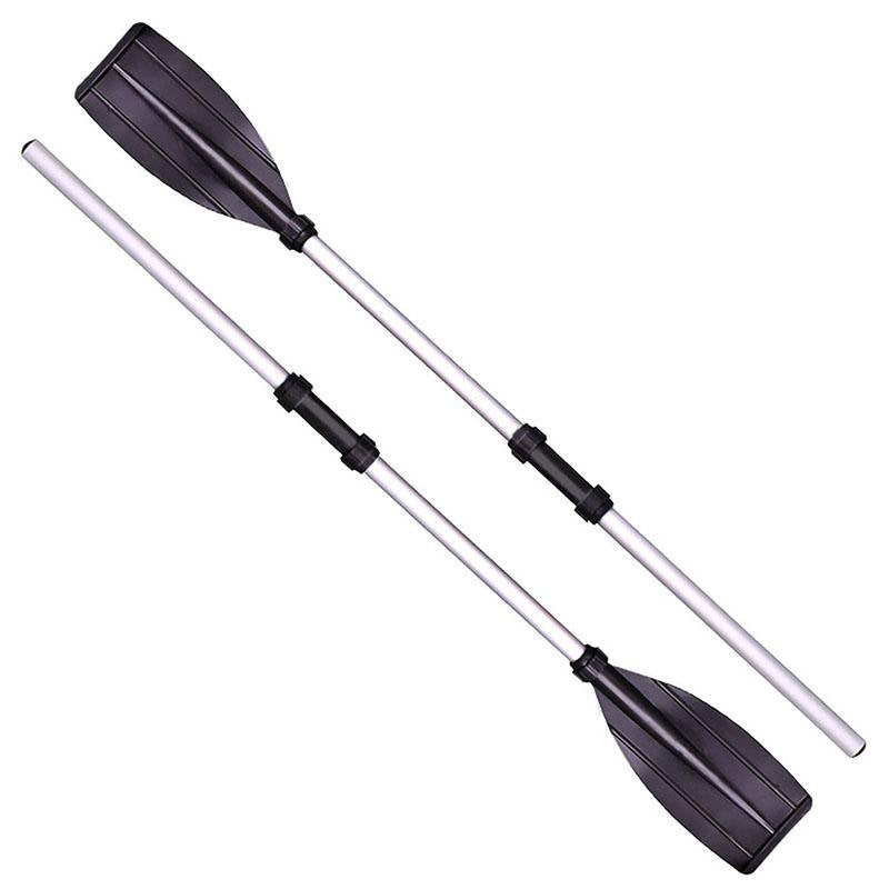 Pretty Comy 2 Pcs Aluminum Alloy Detachable Float Afloat Oars Fitting Boat Rafting Paddle Canoe Oar Boating Accessories