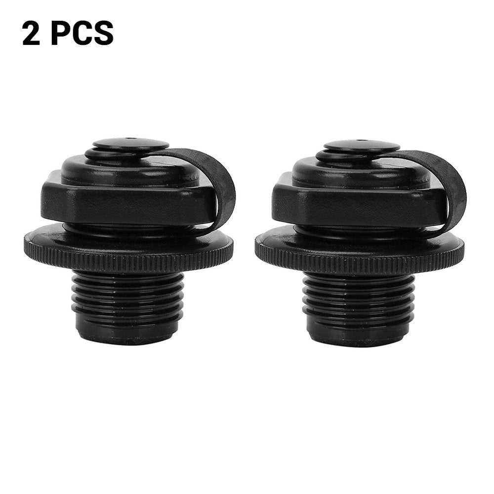 Valatala 2Pcs Air Valves Inflatable Kayak Screw Air Valves Spiral Air Caps for Raft Canoe Airbed PVC Boat