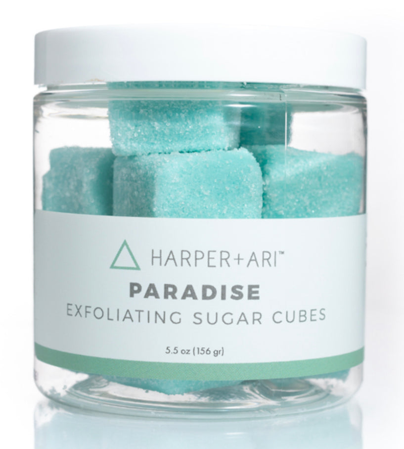 EXFOLIATING SUGAR CUBES JAR
