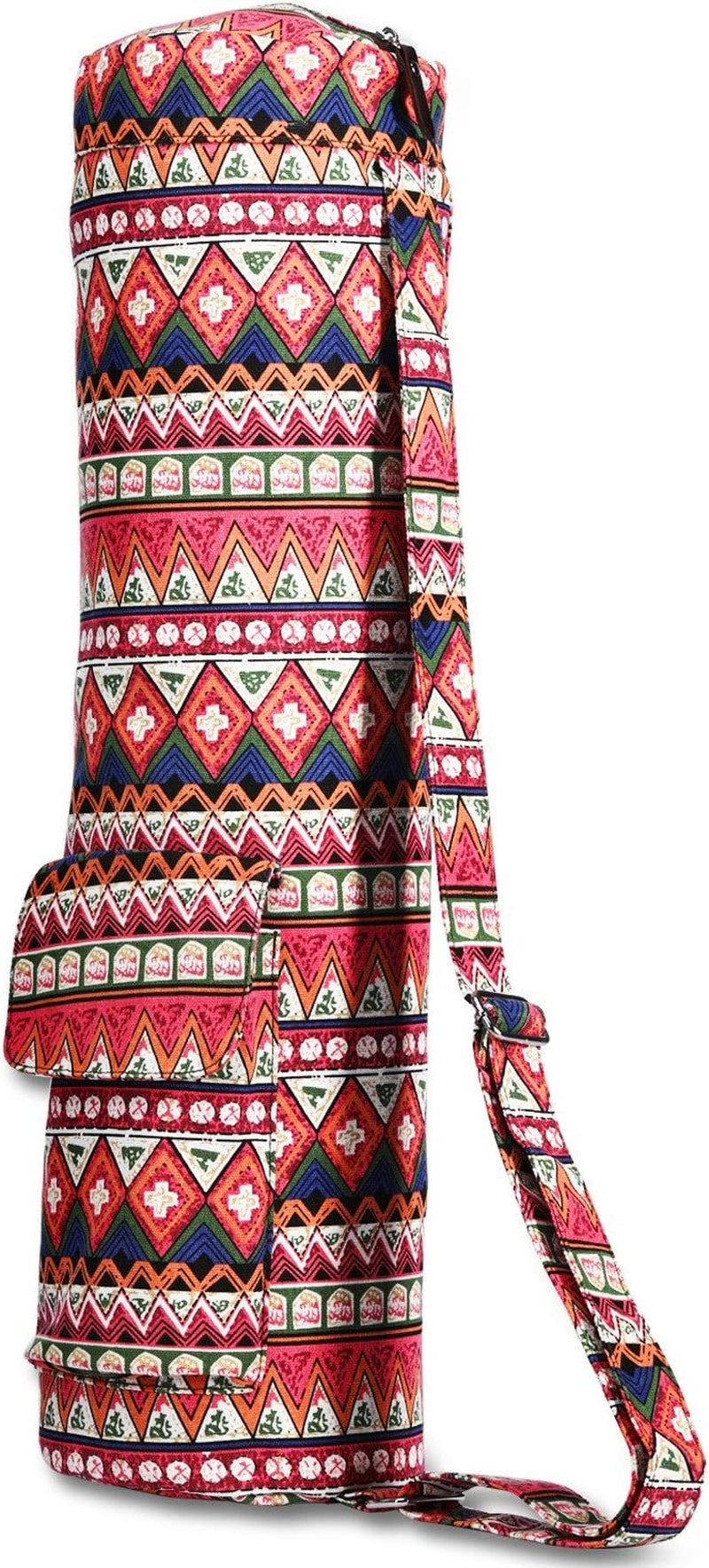 IUGA Yoga Mat Bag with Large Size Pocket & Inner Zipper Pocket, Yoga Carrier Bag Fit Most Yoga Mat Size