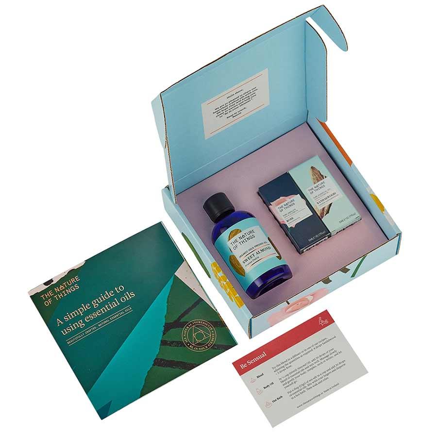 Be Sensual Gift Set - Rose, Sandalwood & Sweet Almond Oil