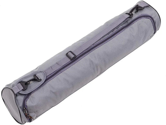 BESPORTBLE Exercise Yoga Mat Bag Full-Zip Canvas Waterproof Yoga Mat Carry Bag Storage Bag Yoga Mat Holder with Adjustable Shoulder Strap(Black)