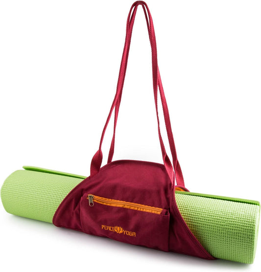 Peace Yoga Yoga Mat Wrap Bag Carrier - Choose Your Color