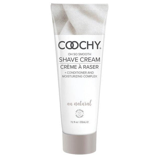 Coochy Shave Cream Au Natural 7.2 Oz Intimates Adult Boutique