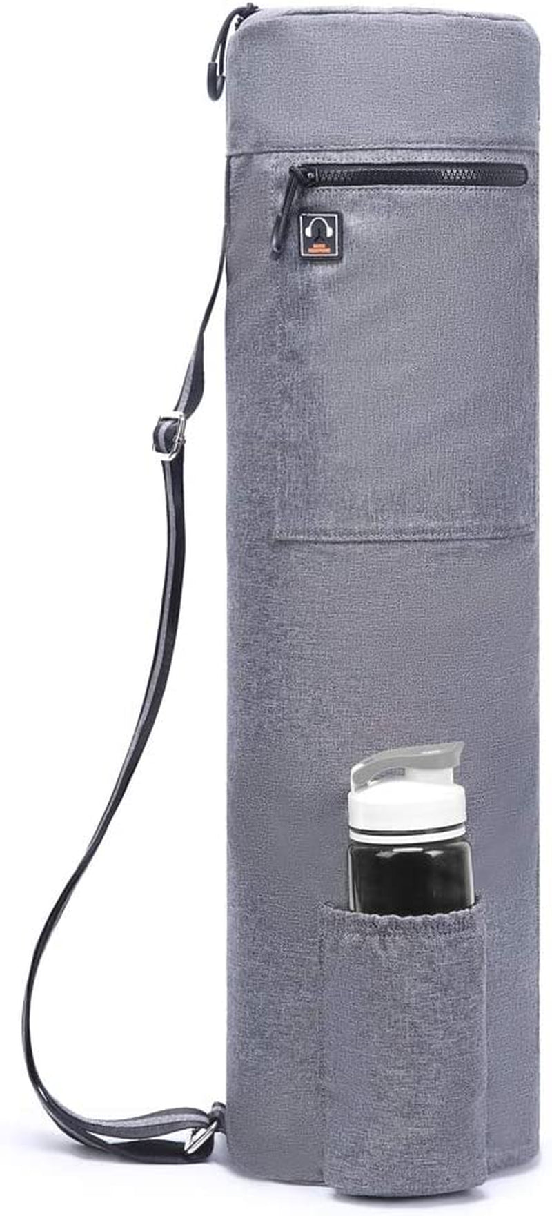 ELENTURE Yoga Mat Bag for 1/4-Inch 1/3-Inch Thick Exercise Yoga Mat, Exercise Yoga Mat Carrier Full-Zip Yoga Mat Carry Bag with Pockets and Adjustable Strap