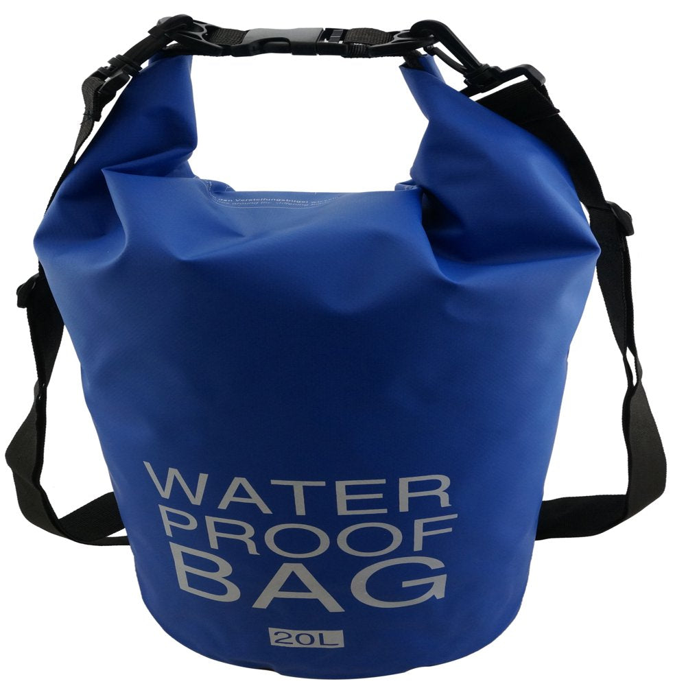 Kayak Waterproof Bag High Quality Premium Dry Sack Roll Top Floating Gear Bags for Kayaking Boating Canoeing Fishing Rafting Swimming Camping Snowboarding Beach 10L Blue