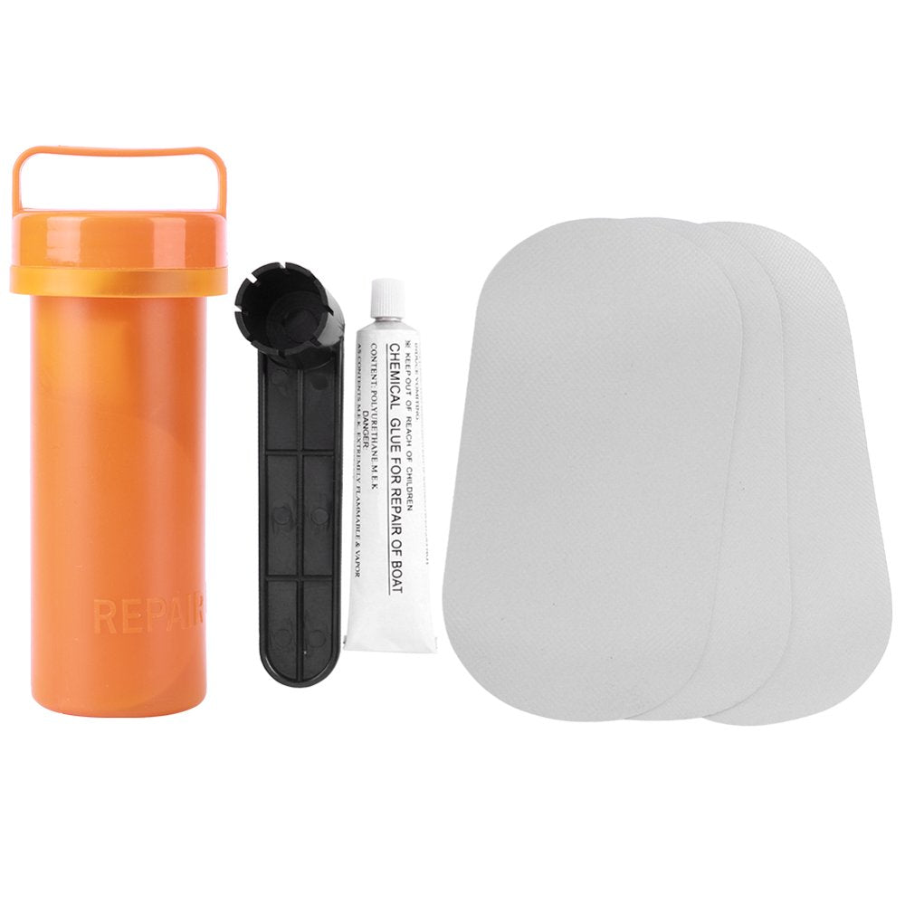 Inflatable Boat Repair Kit, Long Service Life Repair Patch, Durable for Raft Kayak Inflatable Boat Canoe