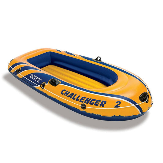 Intex Challenger 2, 2 Person Inflatable Raft with Oars & Air Pump