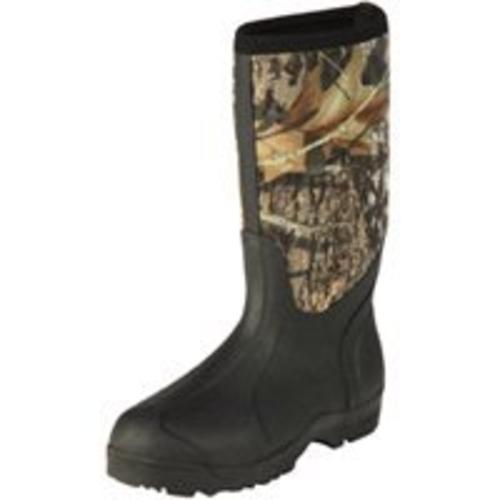 Ranger 67503-7 Outdoor Comfort Rubber/Neoprene Boots, Black w/Mossy Oak, Size 7