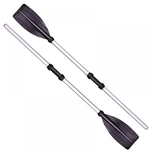 2 Pcs Float Afloat Oars Fitting Boat Rafting Paddle Canoe Oar Boating Accessories Detachable Aluminum Alloy Rafting Paddle