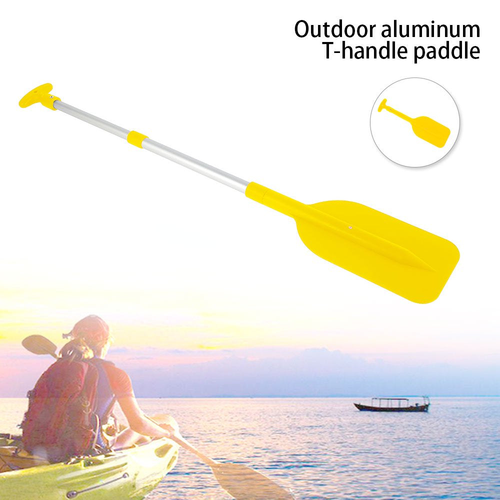Willstar Telescopic Kayak Paddle Portable Retractable Aluminum Oar Paddle Adjustable Length Safety Boat Rafting for Canoe Inflatable Boat Dinghy with Anti-Slip Grips Red
