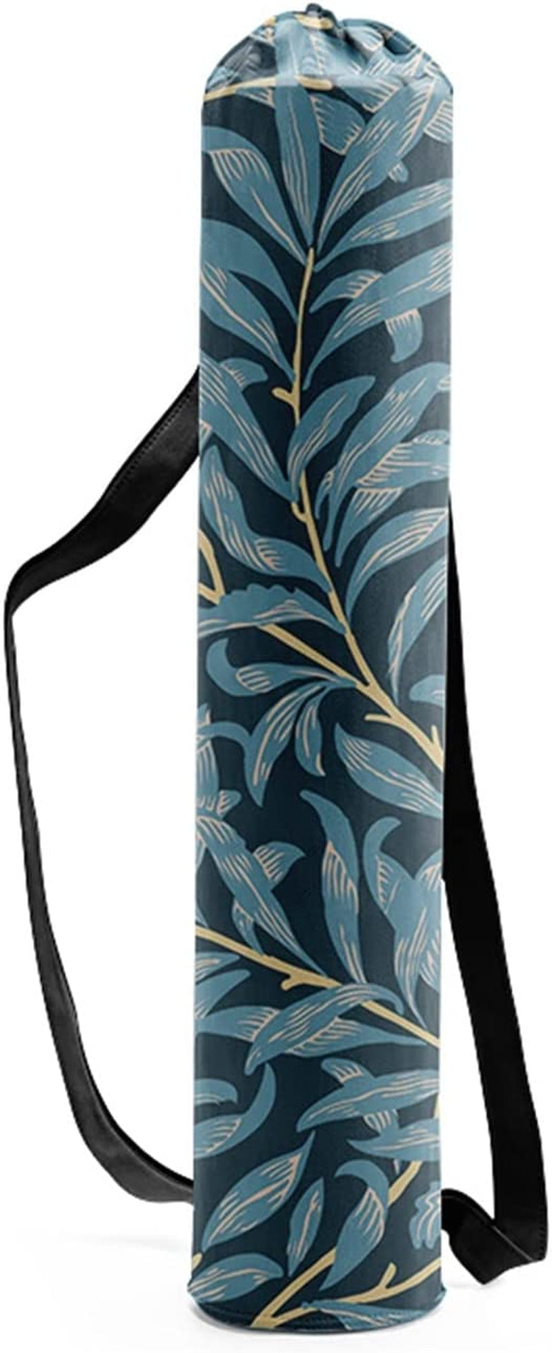 Yoga Mats Sports Mat Bag Portable Yoga Mat Bag Sports Fitness Print Canvas Drawstring Yoga Bag Outdoor Pilates Fashion Fitness Bag Foam Rollers