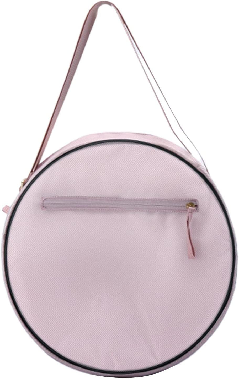 Vaveren Yoga Roller Ring Wheel Bag Pink Shoulder Fitness Bag Storage Bag for Body Balance