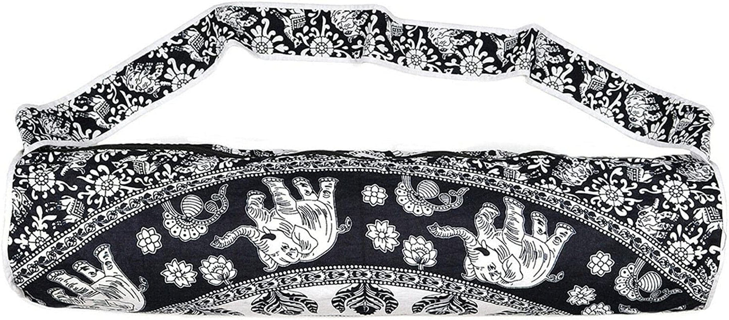 Fabulou Colour Purple Yoga Bag Mat Tote Carrier Exercise Strap Full Zip Shoulder Bag Mandala Large Yoga Accessories Yoga Mat Bag Yoga Bag Yoga Mat Strap Yoga Mat Holder Yoga Mat Bags Yoga Backpack
