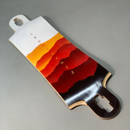 LANDYACHTZ Switch Blade 38 Faded Red/Orange Longboard Deck 38"x9.5" (New Other)