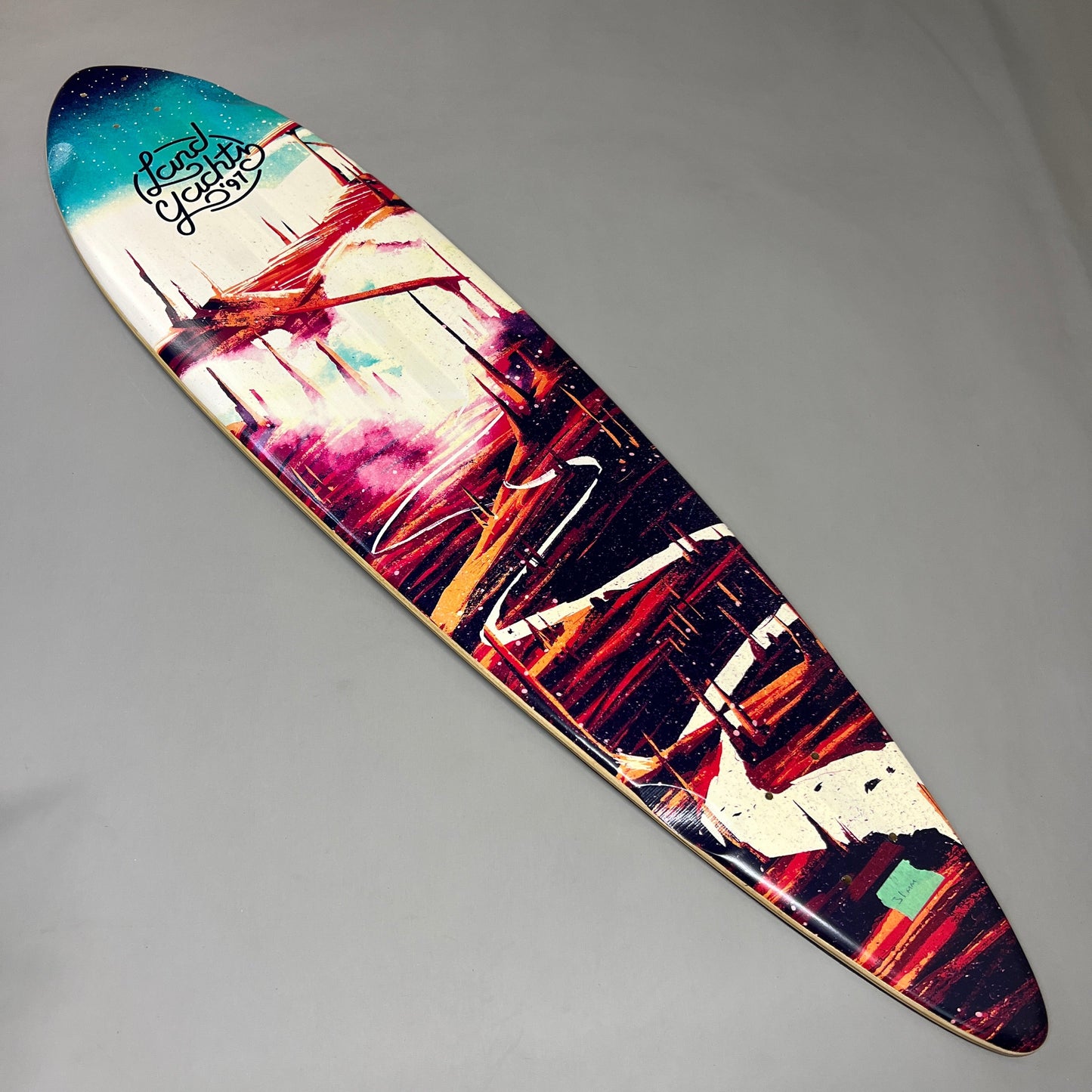 LANDYACHTZ Longboard Pintail Blunt Nose Totem Skateboard Deck 44" X 10" 31MM (New)