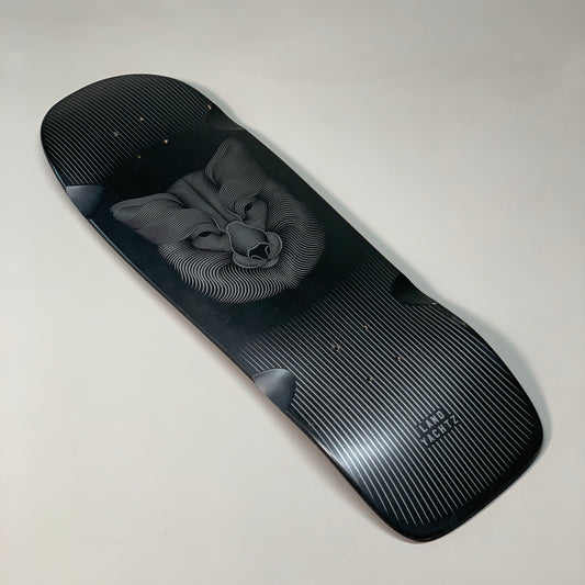 LANDYACHTZ Standard Deck Longboard/Skateboard Canadian Maple Grip Tape Black Fox 31.5"x10" (New Other)