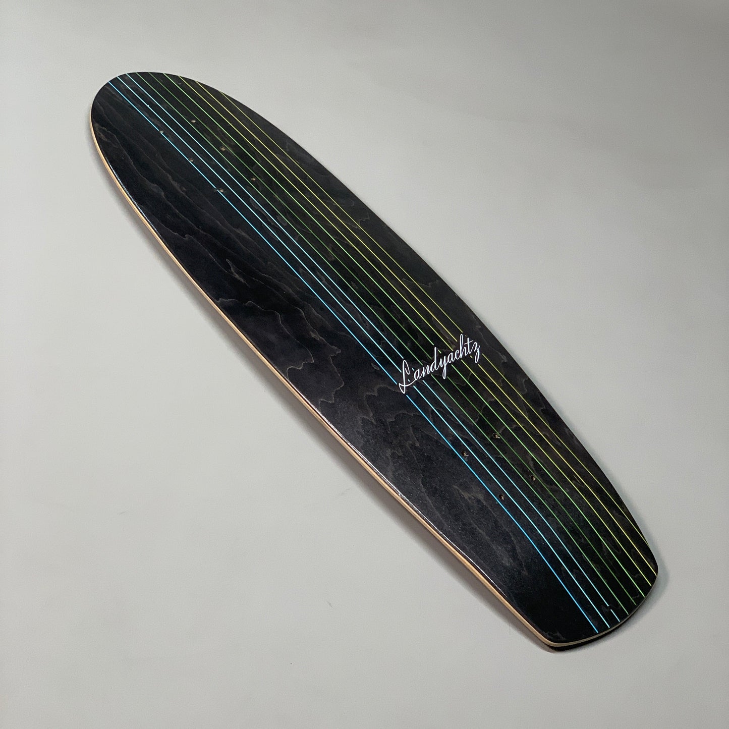 LANDYACHTZ Cruiser Longboard/Skateboard Butter Black Lines Deck 31"x9" (New Other)