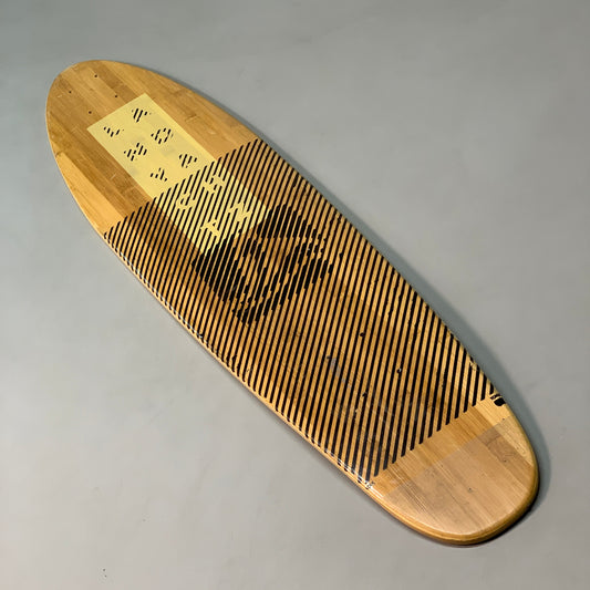 LANDYACHTZ Stripes Kicktail Pintail Longboard Wood Deck 37"x9"  (New Other)