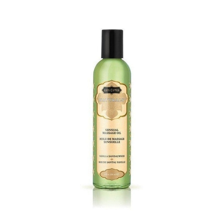 Naturals Massage Oil Vanilla Sandalwood Intimates Adult Boutique