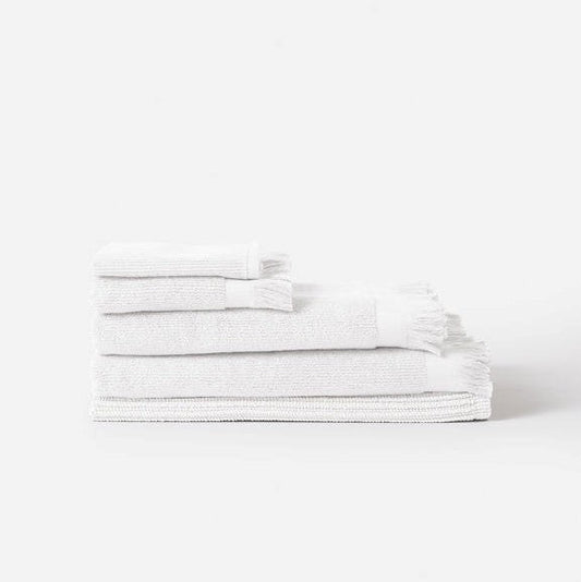 Ribbed Towel Range - White