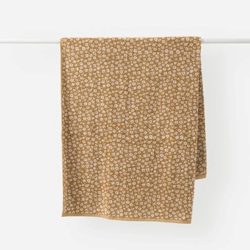 Citron Forget-Me-Not Bath Towel