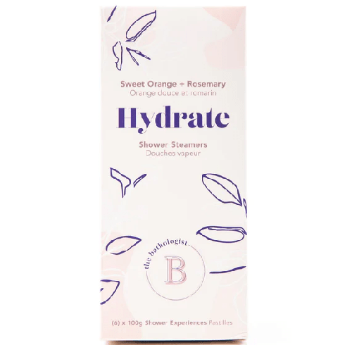 The Bathologist Hydrate Shower Steamers Sweet Orange + Rosemary 6 x 100g Pastilles